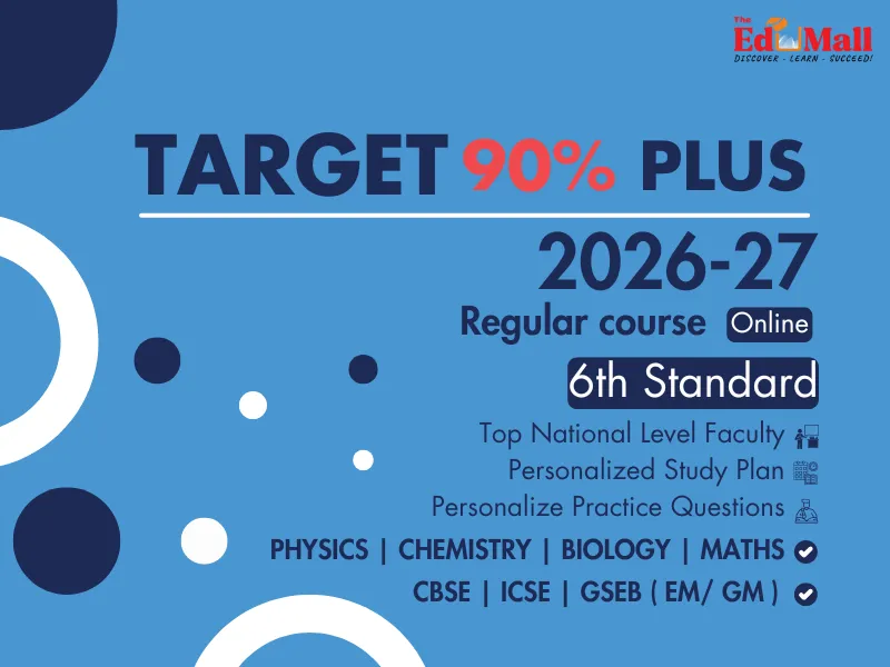 Online  Target 90% Plus ( 6th ) Online
