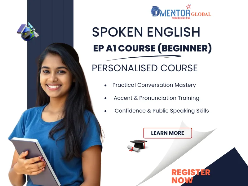 SPOKEN ENGLISH EP A1 (BEGINNER) PERSONALISED COURSE