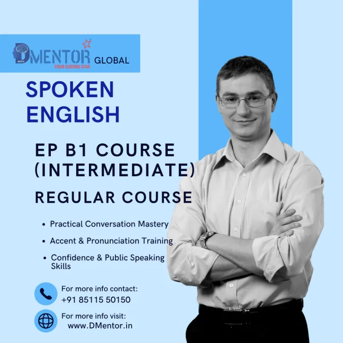 SPOKEN ENGLISH EP B1 (INTERMEDIATE) REGULAR COURSE
